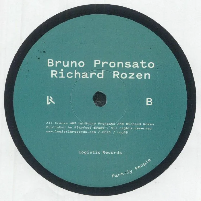 Back cover — Bruno PRONSATO / RICHARD ROZEN — EP 1