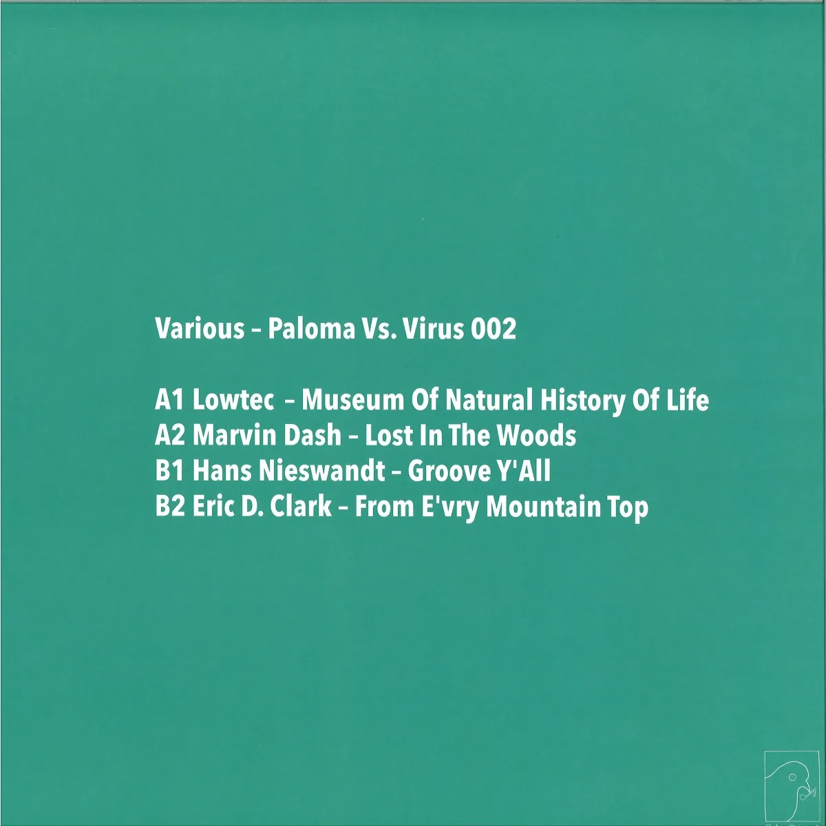 Обратная сторона обложки — Various — Paloma Vs. Virus 002