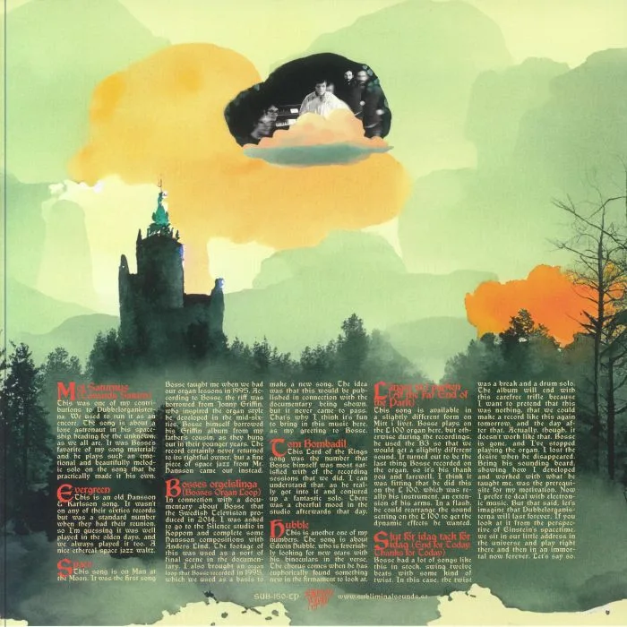 Back cover — DUBBELORGANISTERNA — Volym 1