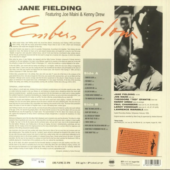 Back cover — Jane FIELDING — Embers Glow