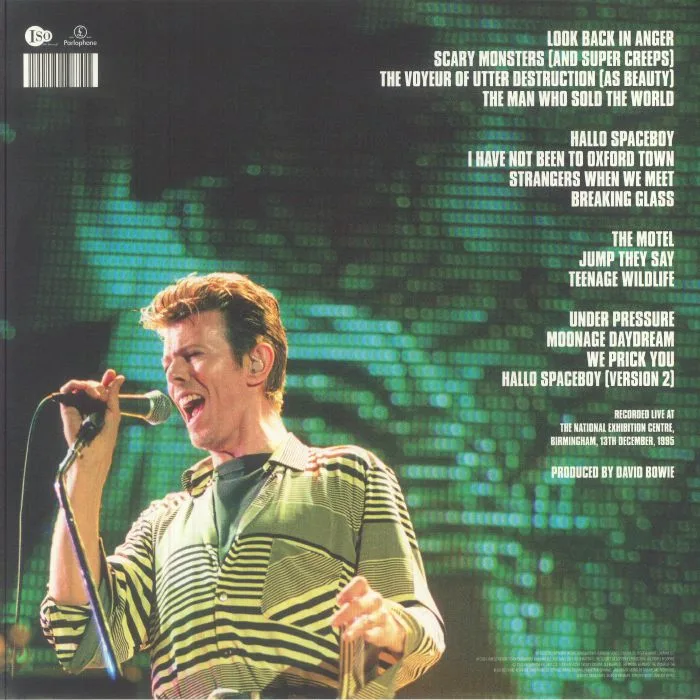 Обратная сторона обложки — David BOWIE — No Trendy Rechauffe: Live Birmingham 95