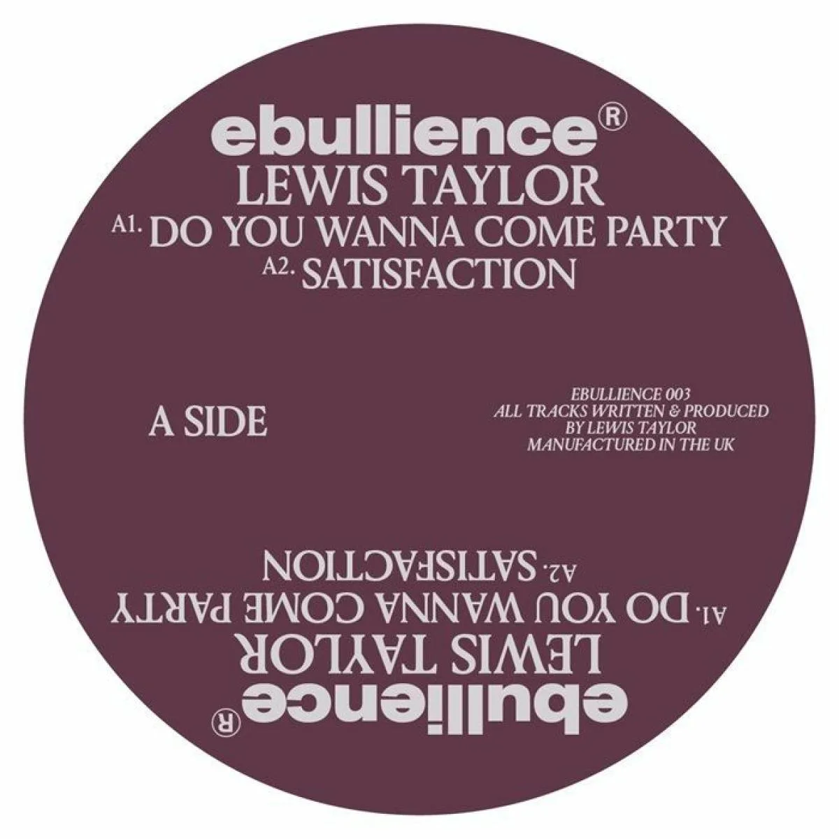 Lewis Taylor — Ebullience 003
