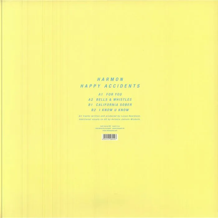 Обратная сторона обложки — HARMON — Happy Accidents