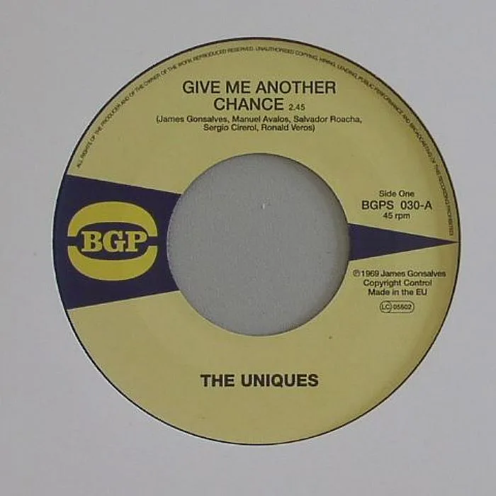 The UNIQUES / THE ETERNAL FLAMES — Give Me Another Chance