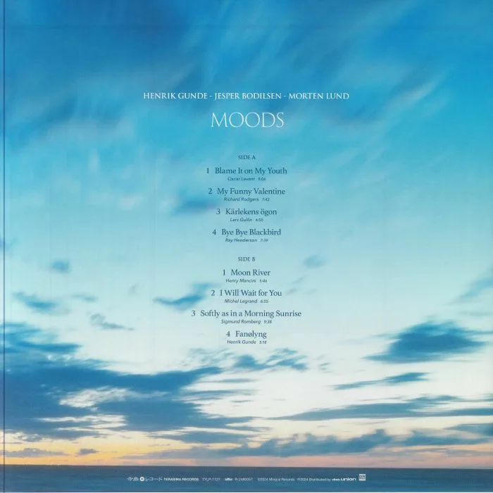 Back cover — Henrik GUNDE / JESPER BODILSEN / MORTEN LUND — Moods