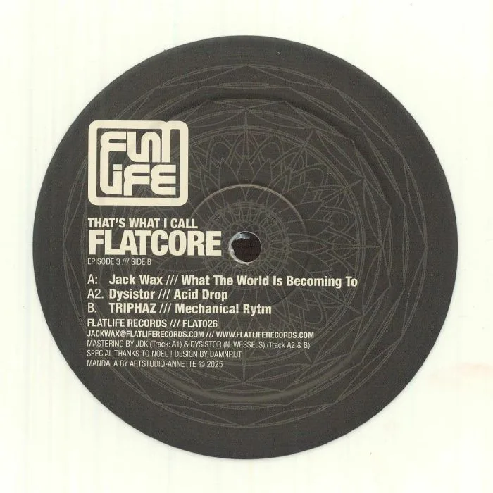 Лицевая сторона обложки — Jack WAX / DYSISTOR / TRIPHAZ — That's What I Call Flatcore: Episode 3