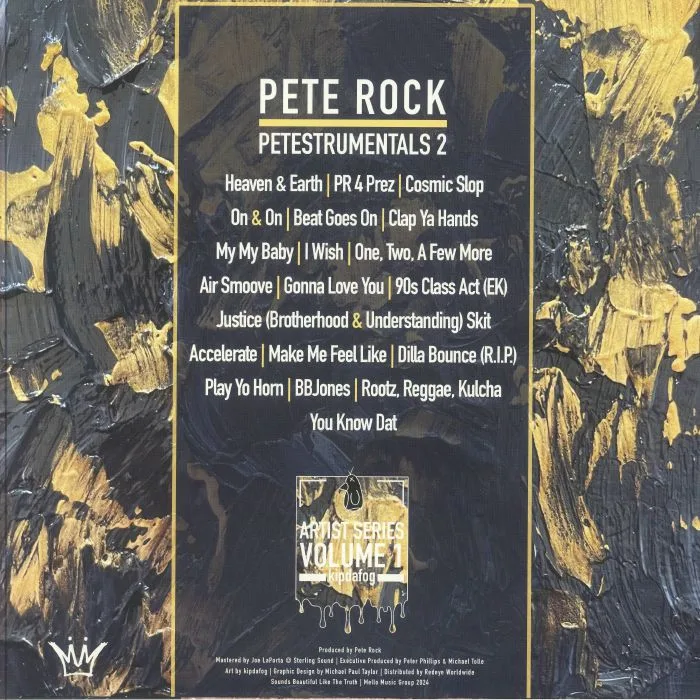 Обратная сторона обложки — Pete ROCK — Petestrumentals 2