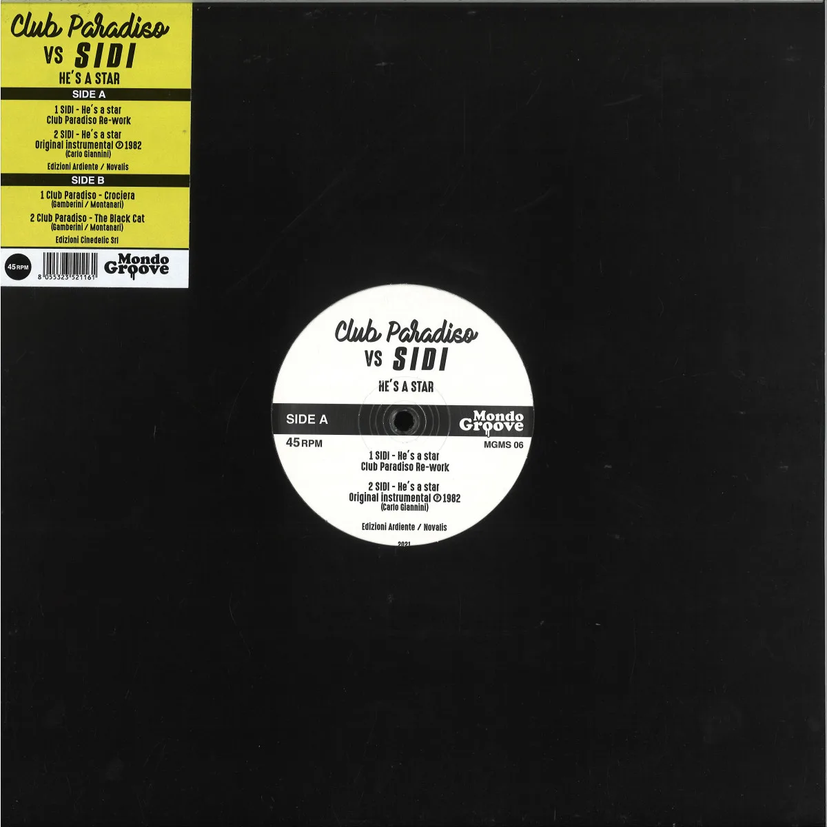 Club Paradisovs.Sidi — E'S A STAR EP