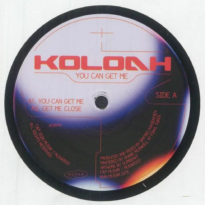 Лицевая сторона обложки — KOLOAH — You Can Get Me