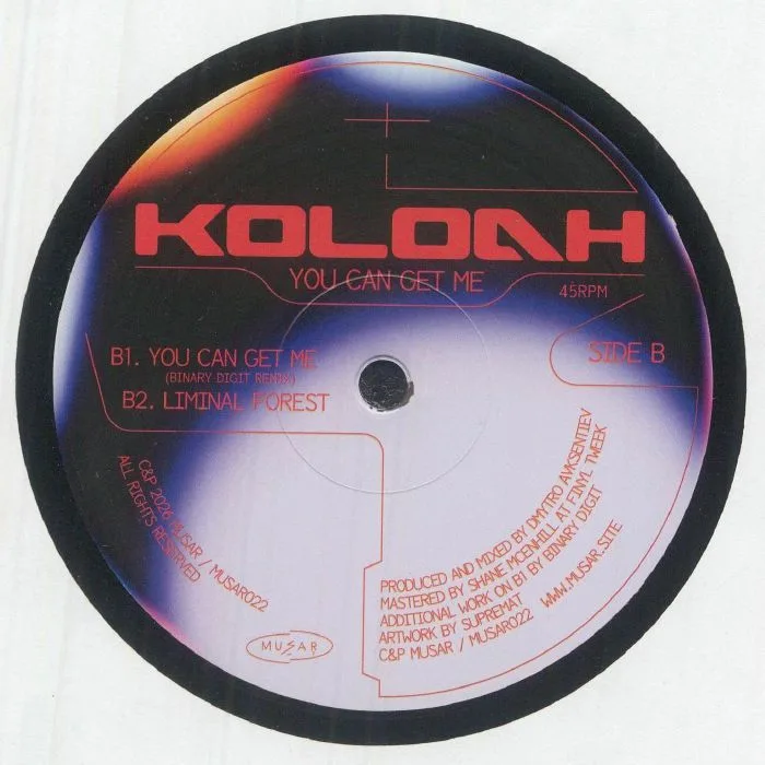 Обратная сторона обложки — KOLOAH — You Can Get Me