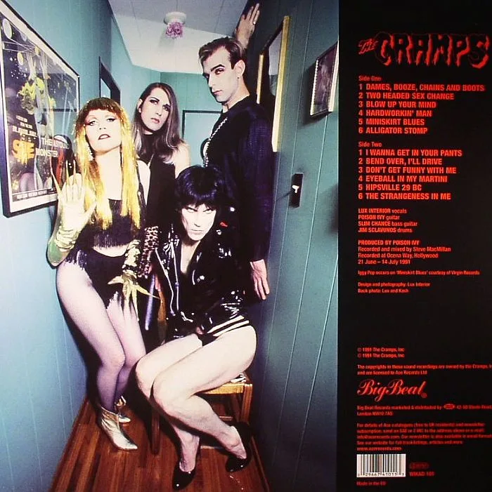 Back cover — The CRAMPS — Look Mom No Head!