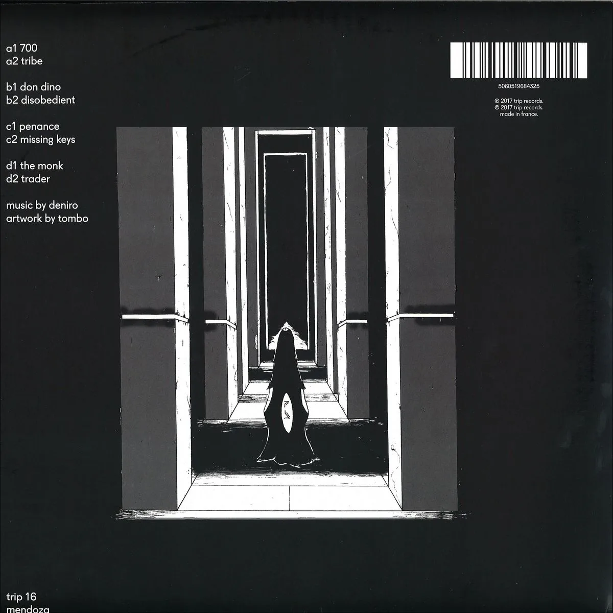 Обратная сторона обложки — Deniro — Mendoza LP 2x12"
