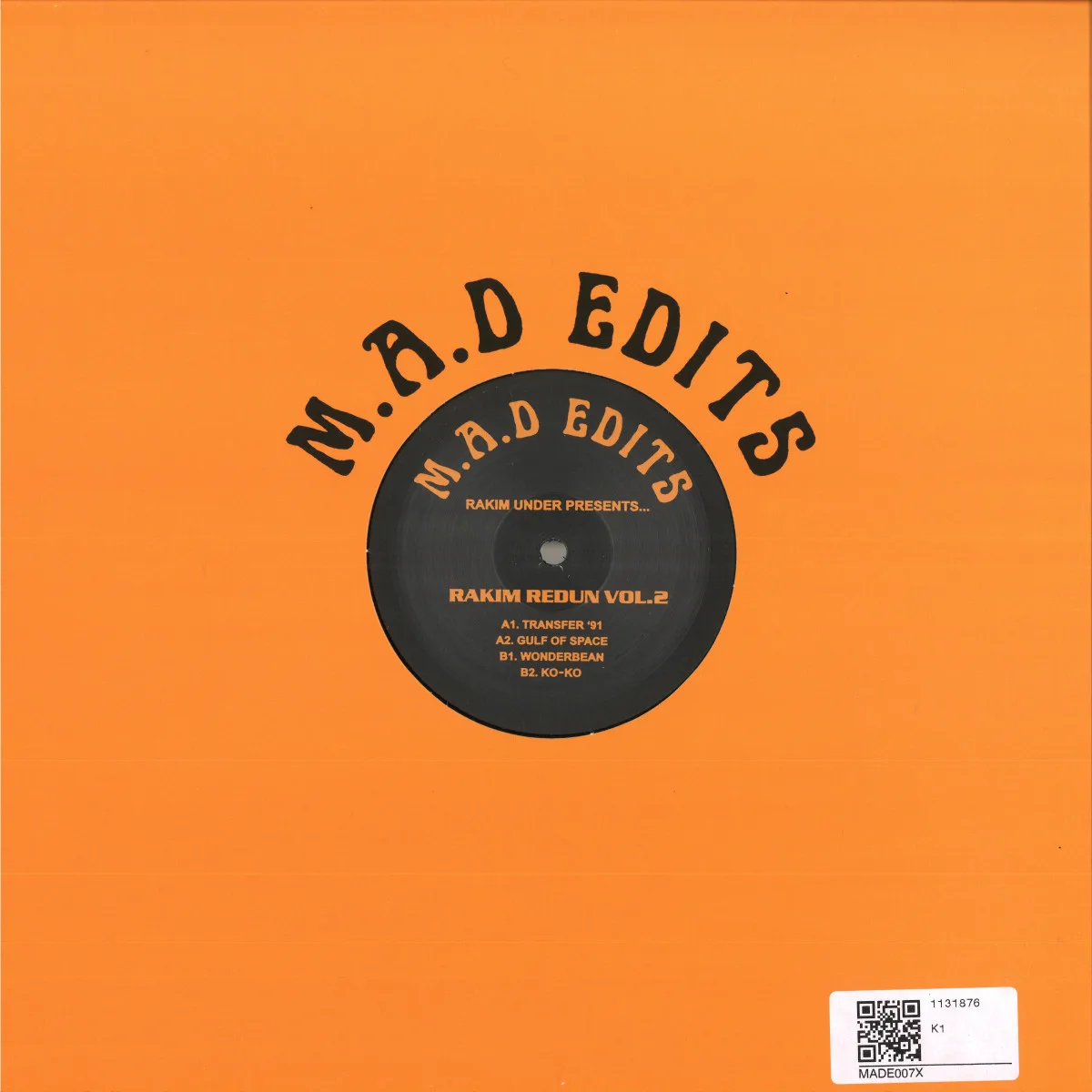 Back cover — Rakim Under — Rakim Redun Vol.2