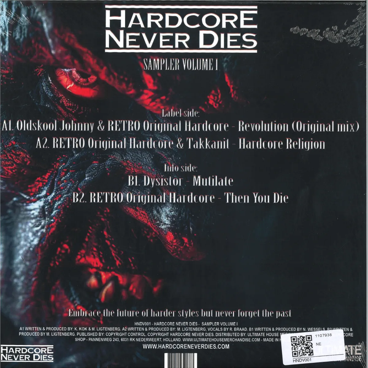Back cover — Various — Sampler Volume 1
