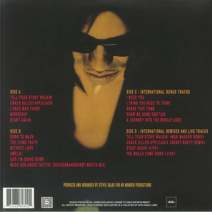 Обратная сторона обложки — STEVIE SALAS COLORCODE — Back From The Living (30th Anniversary Deluxe Edition)