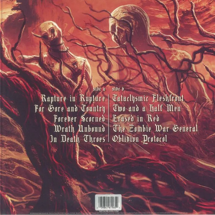 Обратная сторона обложки — VOMITORY — In Death Throes