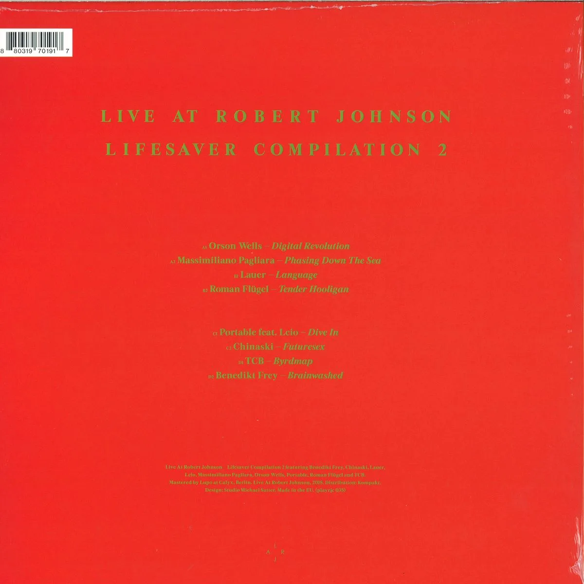 Back cover — Various — Lifesaver 2 (2x12")