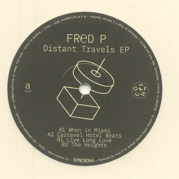 Лицевая сторона обложки — FRED P — Distant Travels EP