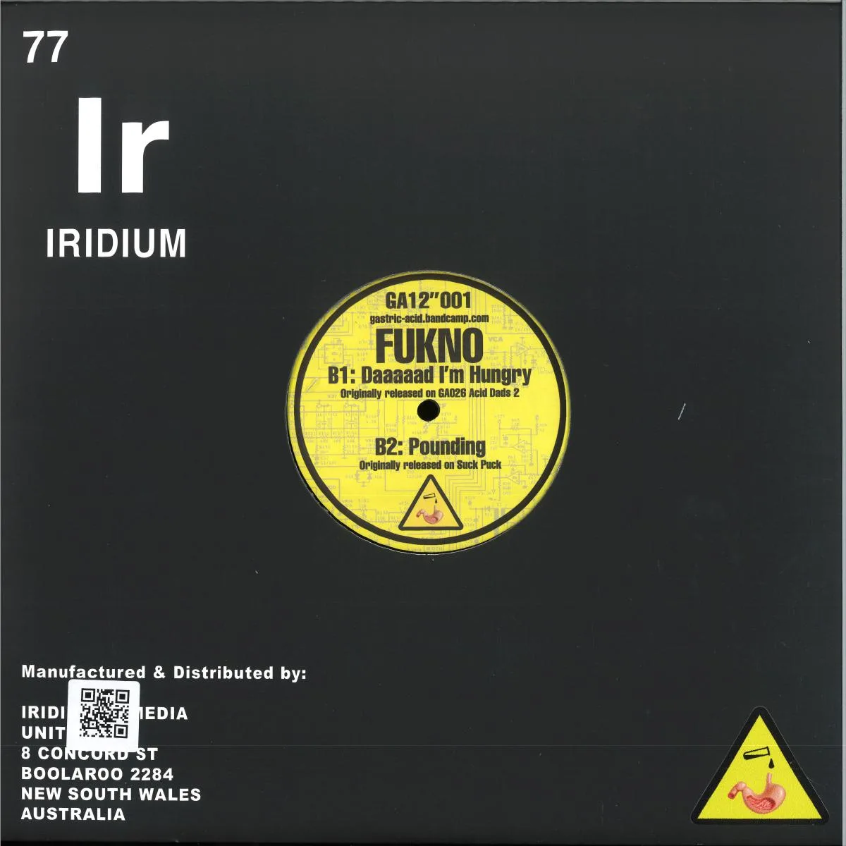 Back cover — Hedonist, FUKNO — Some Mental Problem