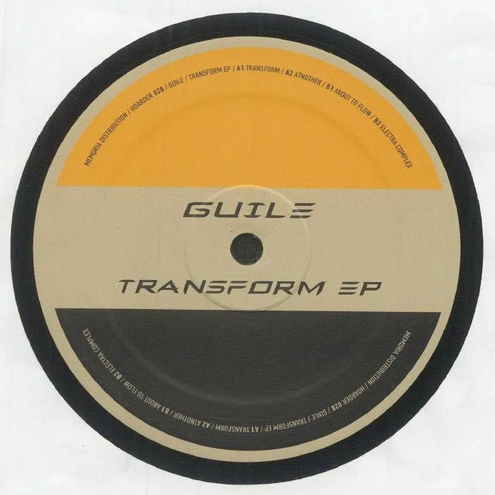 Обратная сторона обложки — GUILE — Transform EP