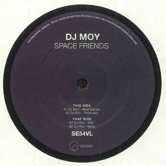 Лицевая сторона обложки — DJ MOY — Space Friends