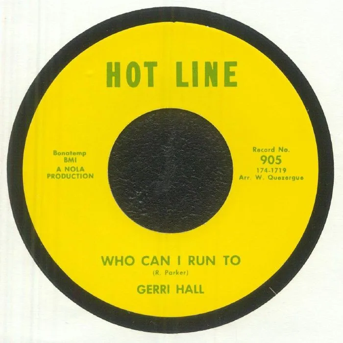 Лицевая сторона обложки — Gerri HALL — Who Can I Run To (reissue)