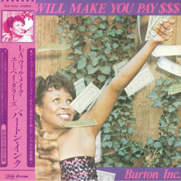 Лицевая сторона обложки — BURTON INC — LA Will Make You Pay $$$ (reissue)