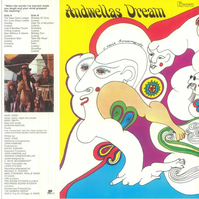 Обратная сторона обложки — ANDWELLAS DREAM — Love & Poetry