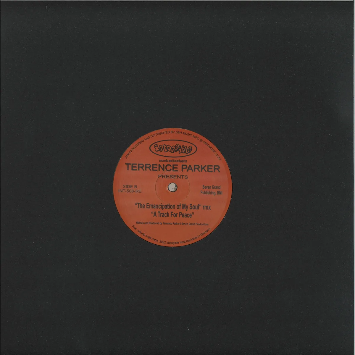 Back cover — Terrence Parker — The Emancipation Of My Soul