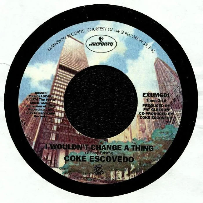 Лицевая сторона обложки — COKE ESCOVEDO — I Wouldn't Change A Thing