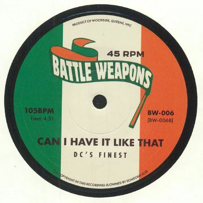 Обратная сторона обложки — DJ LBR / DC'S FINEST — Battle Weapons Vol 6