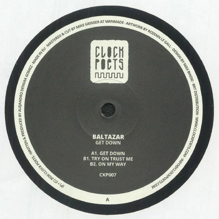Front cover — BALTAZAR — Get Down