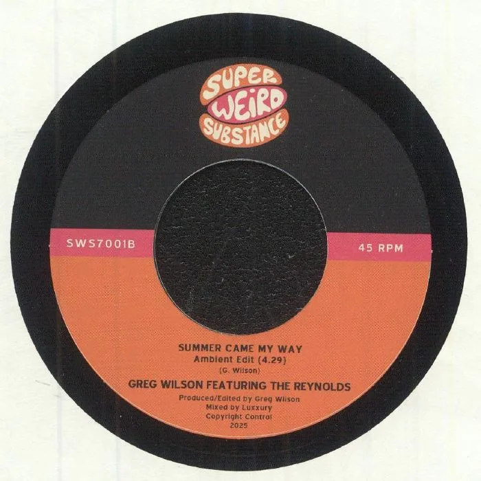 Back cover — Greg WILSON feat THE REYNOLDS — Summer Came My Way