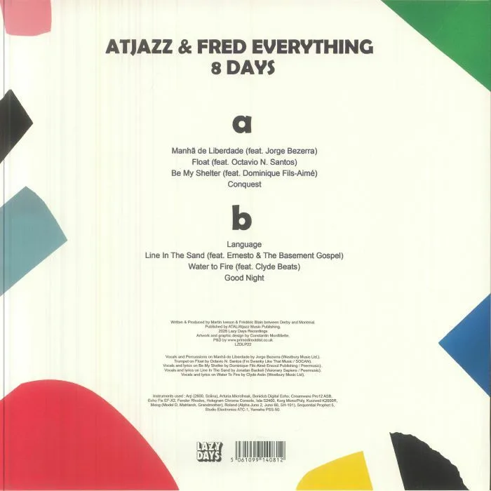 Обратная сторона обложки — ATJAZZ / FRED EVERYTHING — 8 Days (B-STOCK)