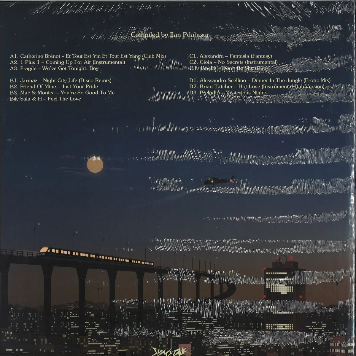 Обратная сторона обложки — Various — NIGHT CITY LIFE (COMPILED BY ILAN PDAHTZUR)