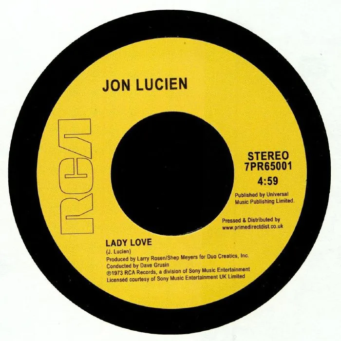 Лицевая сторона обложки — Jon LUCIEN — Lady Love