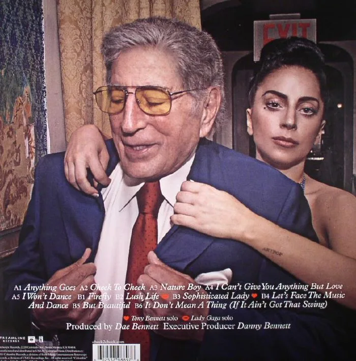 Back cover — Tony BENNETT / LADY GAGA — Cheek To Cheek