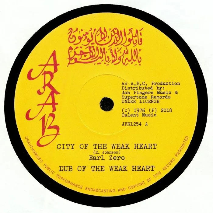 EARL ZERO — City Of The Weak Heart