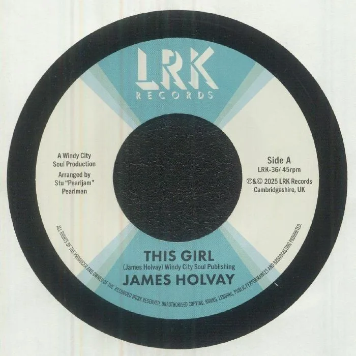Лицевая сторона обложки — James HOLVAY — This Girl