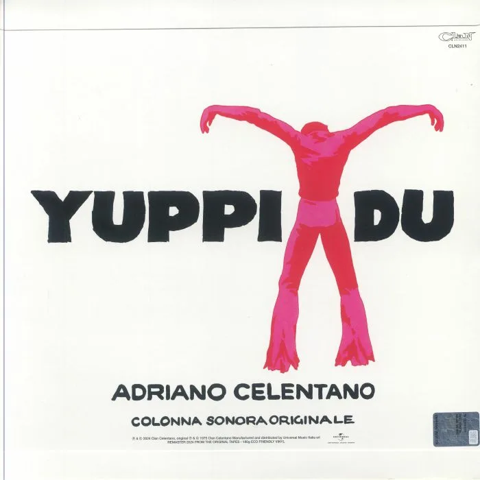 Обратная сторона обложки — Adriano CELENTANO — Yuppi Du (Soundtrack) (remastered)