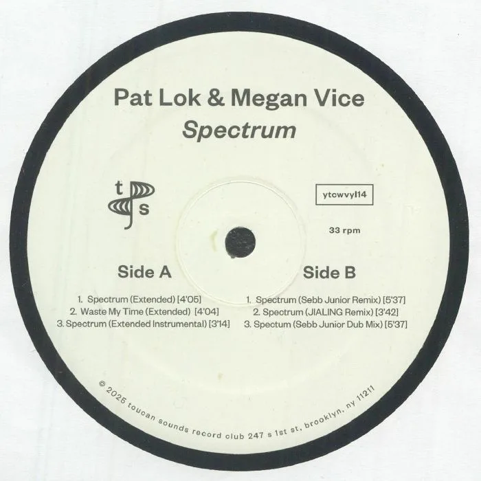 Лицевая сторона обложки — Pat LOK / MEGAN VICE — Spectrum