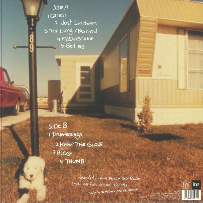 Back cover — DINOSAUR JR — The Black Session: Live In Paris 1993