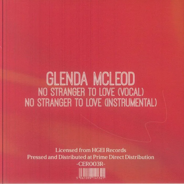 Back cover — Glenda McLEOD — No Stranger To Love (reissue)