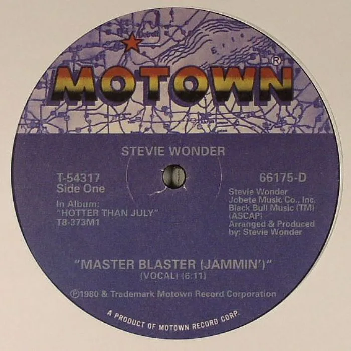 Front cover — Stevie WONDER — Master Blaster