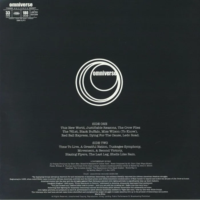 Back cover — MARC MAC — The Invisible Soldiers (reissue)