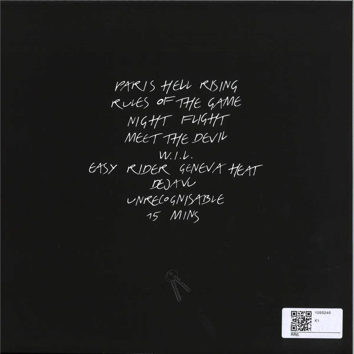 Back cover — Lolina — UNRECOGNISABLE LP