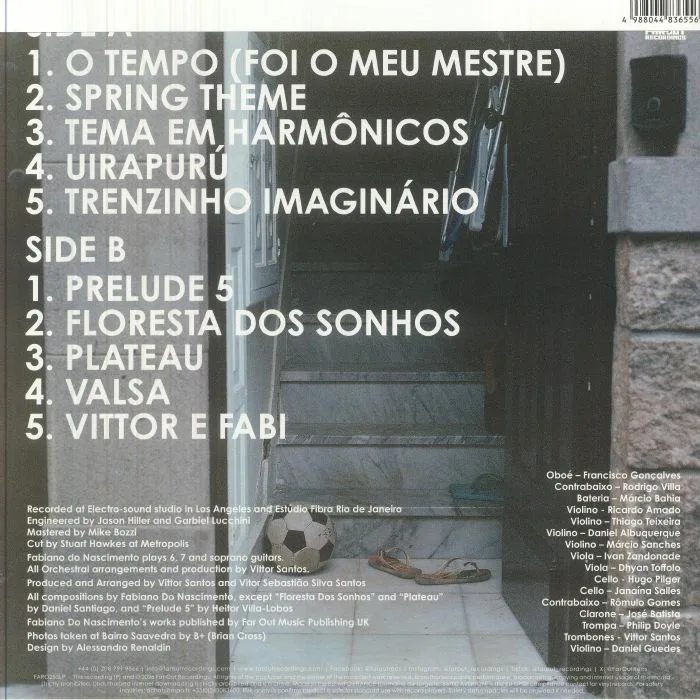 Обратная сторона обложки — Fabiano DO NASCIMENTO / VITTOR SANTOS ORQUESTRA — Vila (Japanese Edition)