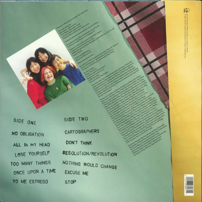 Back cover — The LINDA LINDAS — No Obligation