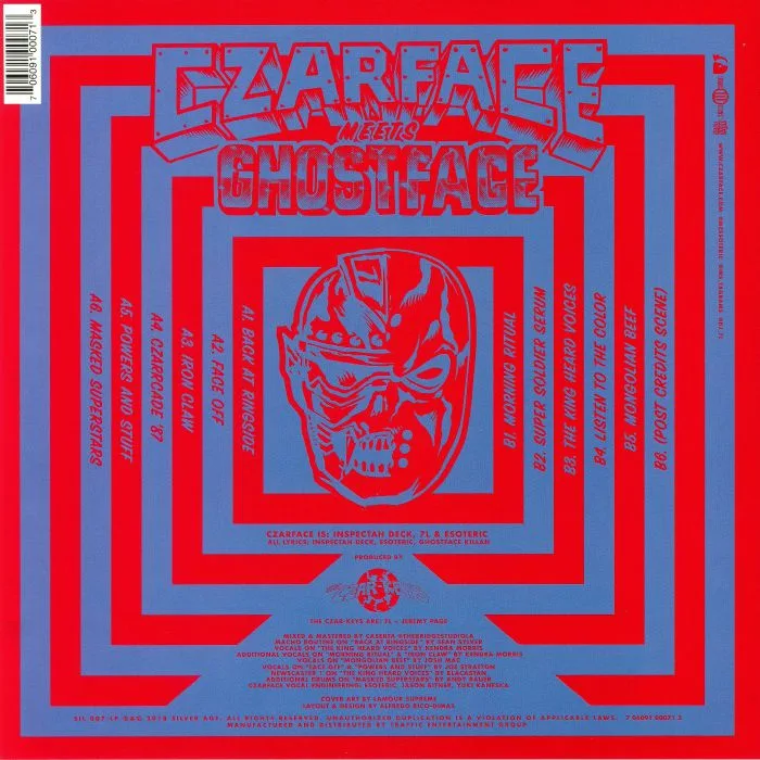 Обратная сторона обложки — CZARFACE — Czarface Meets Ghostface