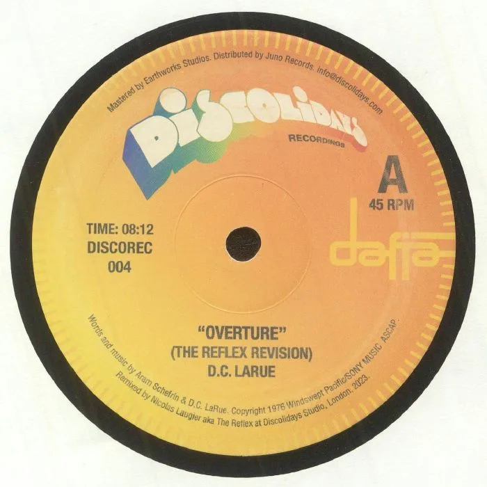 Dc Larue/The Reflex — Overture/O Ba Ba (The Reflex Revisions)